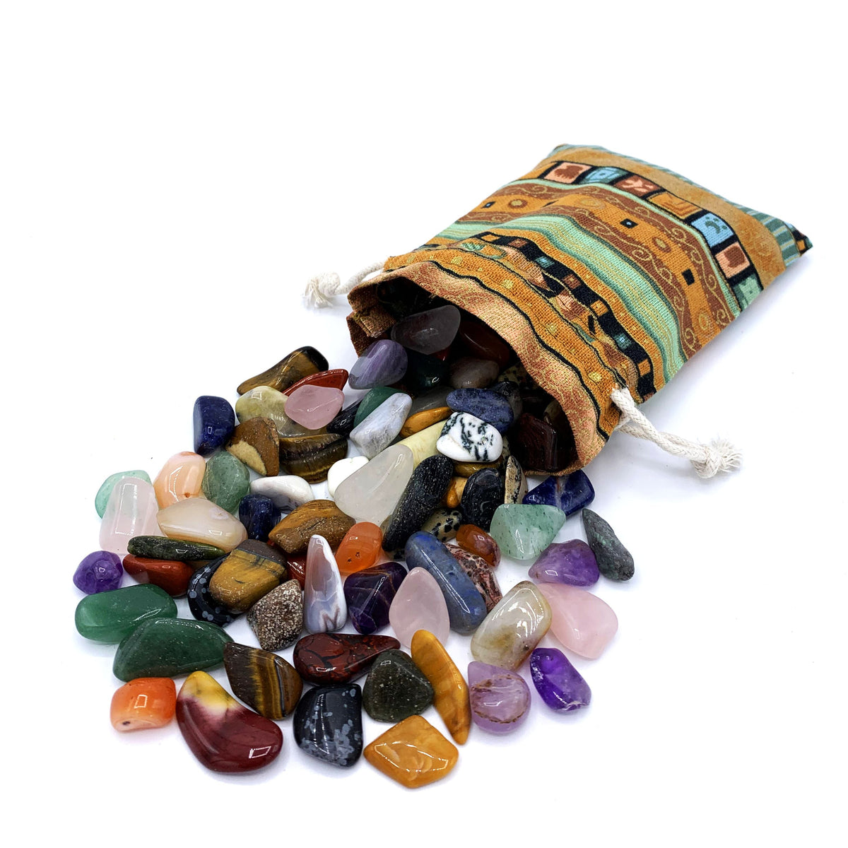 Chakra Set PURAJA Premium : Ensemble De 7 Pierres Énergétiques Et - Foto 3